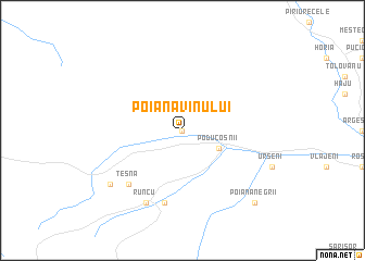 map of Poiana Vinului