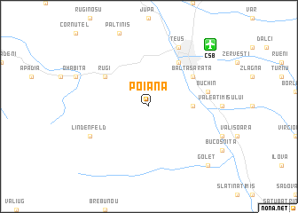 map of Poiana