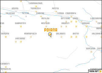 map of Poiana