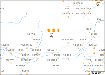 map of Poiana
