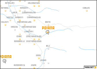 map of Poiana