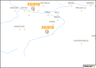 map of Poiana