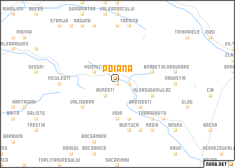 map of Poiana