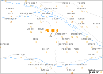 map of Poiana