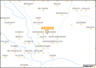 map of Poiana