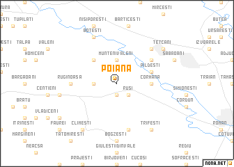 map of Poiana