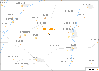 map of Poiana