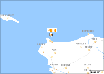 map of Põia