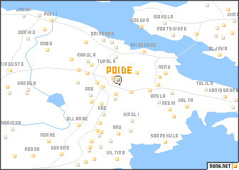 map of Pöide