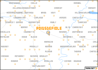 map of Poids-de-Fiole