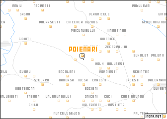 map of Poienari