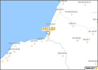 map of Poigar