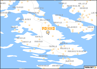 map of Poikko