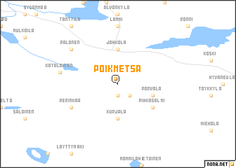 map of Poikmetsä