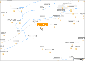 map of Põikva