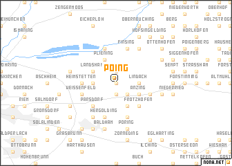 map of Poing