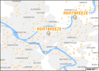 map of Point Breeze