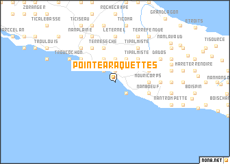 map of Pointe à Raquettes