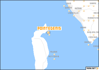 map of Pointe Denis