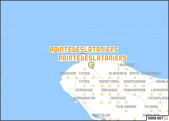 map of Pointe des Lataniers