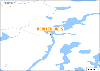 map of Pointe du Bois