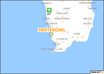 map of Pointe Michel