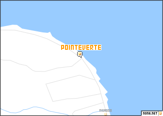 map of Pointe Verte