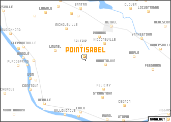 map of Point Isabel