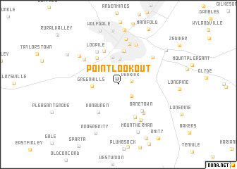 map of Point Lookout