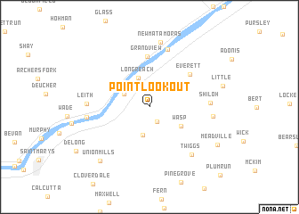 map of Point Lookout