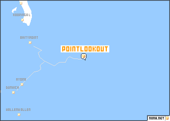 map of Point Lookout