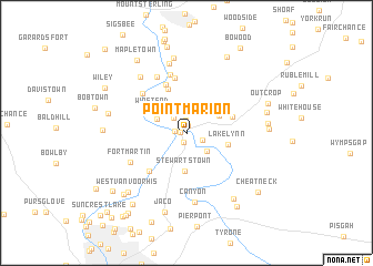 map of Point Marion