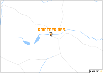 map of Point of Pines