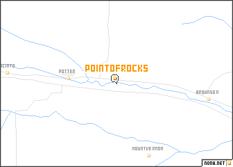 map of Point of Rocks