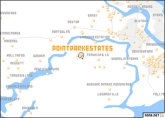 map of Point Park Estates