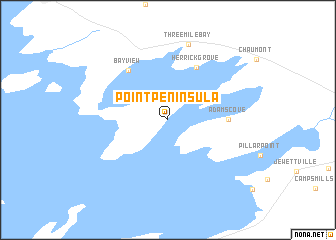 map of Point Peninsula