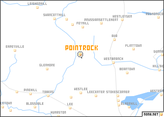 map of Point Rock