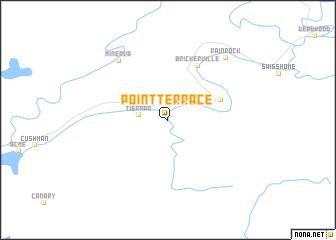 map of Point Terrace