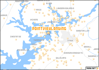 map of Point View Landing