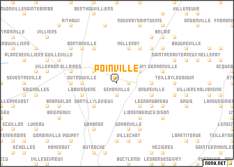 map of Poinville