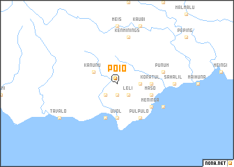 map of Poio