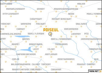 map of Poiseul