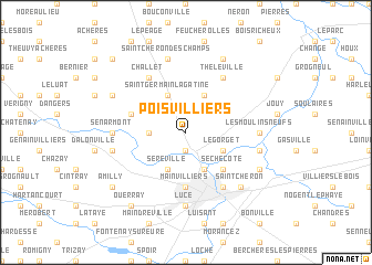 map of Poisvilliers