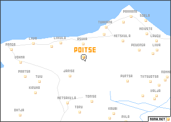 map of Pöitse