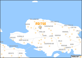 map of Pöitse