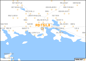map of Poitsila