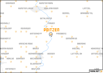 map of Poitzen