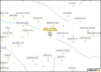 map of Pojcol