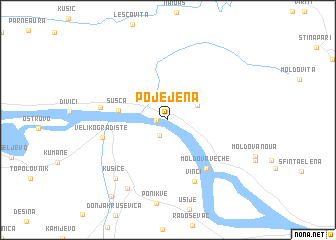 map of Pojejena