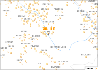 map of Pojilo